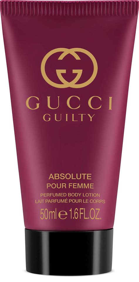 gucci guilty absolute pour femme perfumed body lotion|gucci guilty perfume boots.